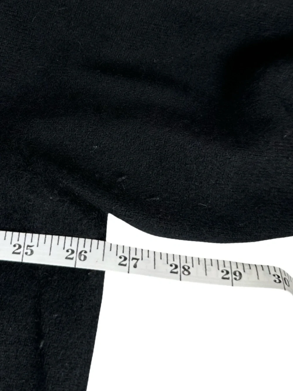 Alan Flusser 100% Cashmere black crew neck long Sleeve Sweater Men’s Size 2XL